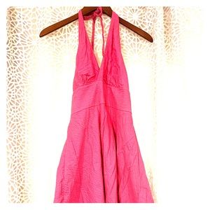 J.Crew Seersucker Halter Dress